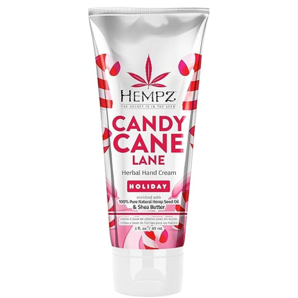 ❤️HEMPZ HAND CREAM CANDY CANE LANE LOTION MOISTURIZER - SEALED - UNOPENED